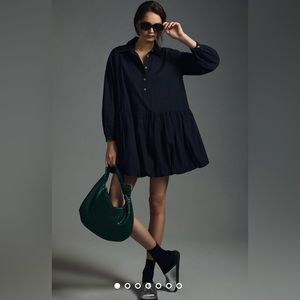 NWOT Anthropologie Maeve Bubble-Hem Shirt Dress size 1X